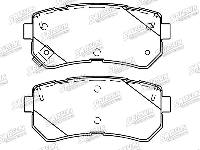 тормозная кладка Brake Pad Set:58302-M0A00
