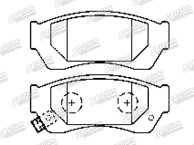 тормозная кладка Brake Pad Set:CV80971301