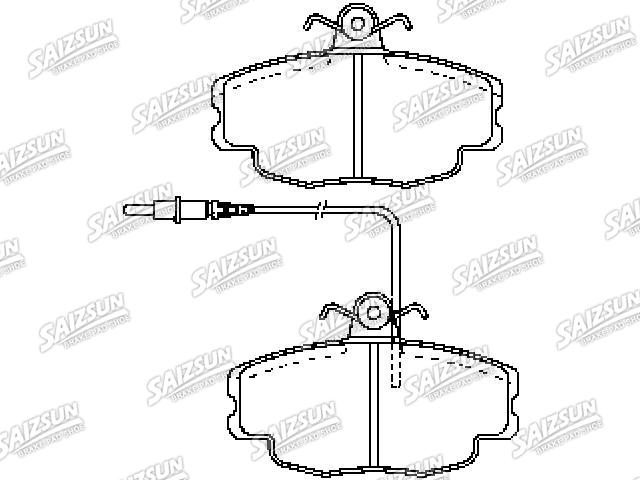 тормозная кладка Brake Pad Set:SL35003