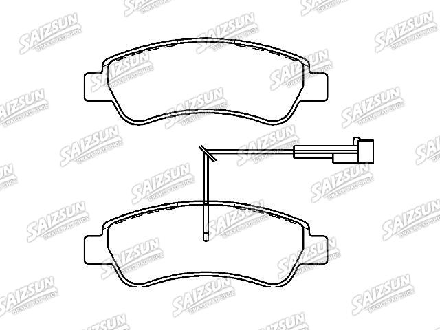 тормозная кладка Brake Pad Set:77366679