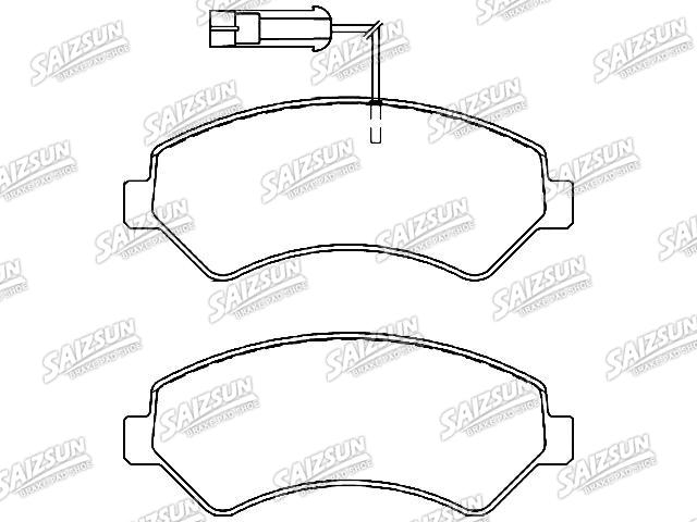 тормозная кладка Brake Pad Set:77367093