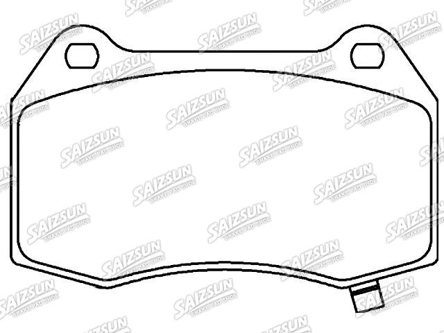 тормозная кладка Brake Pad Set:89047744