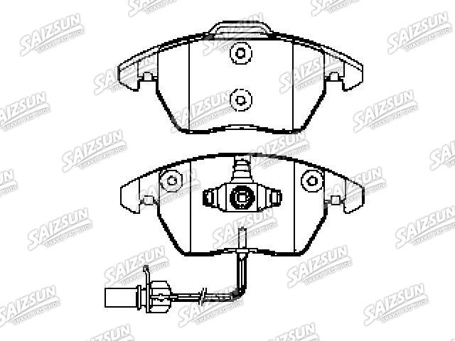 тормозная кладка Brake Pad Set:B3501980MH