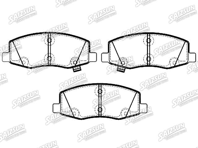 тормозная кладка Brake Pad Set:90925370