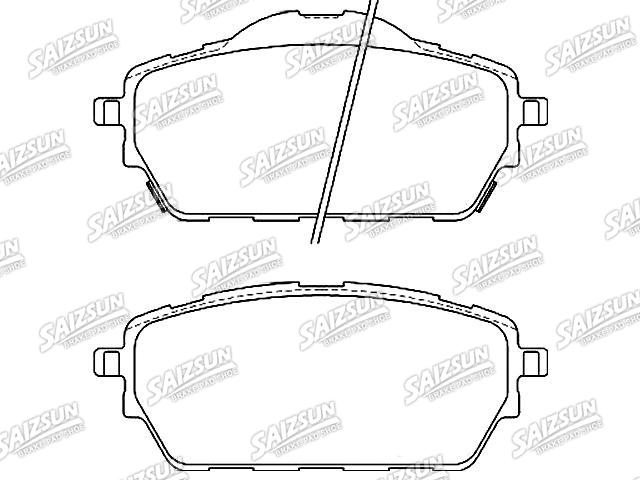 тормозная кладка Brake Pad Set:3501110XSZ08A