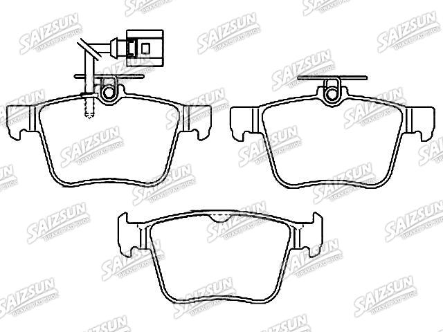 тормозная кладка Brake Pad Set:8V0 698 451 C