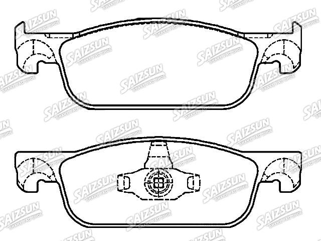 тормозная кладка Brake Pad Set:41 06 055 36R