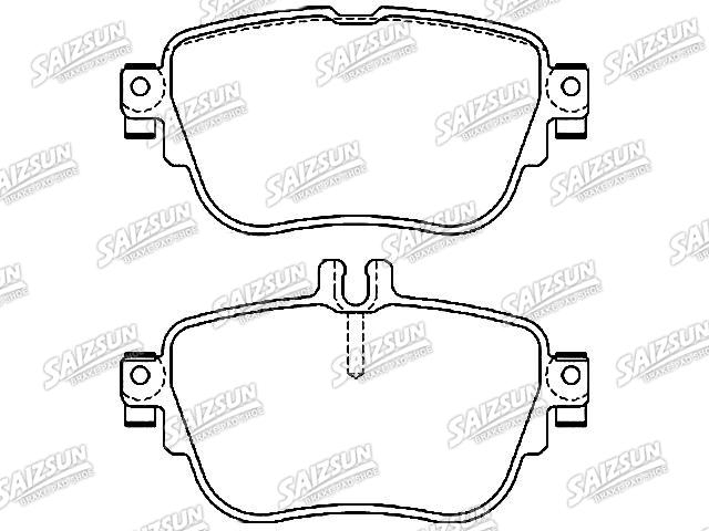 тормозная кладка Brake Pad Set:000 420 60 00