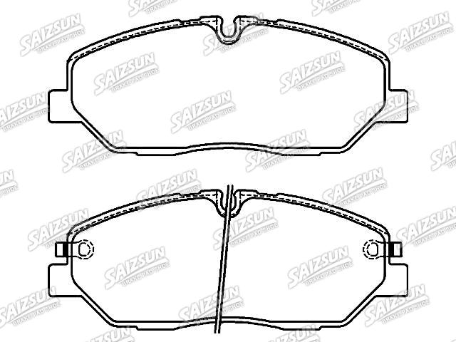 тормозная кладка Brake Pad Set:58101-59A00