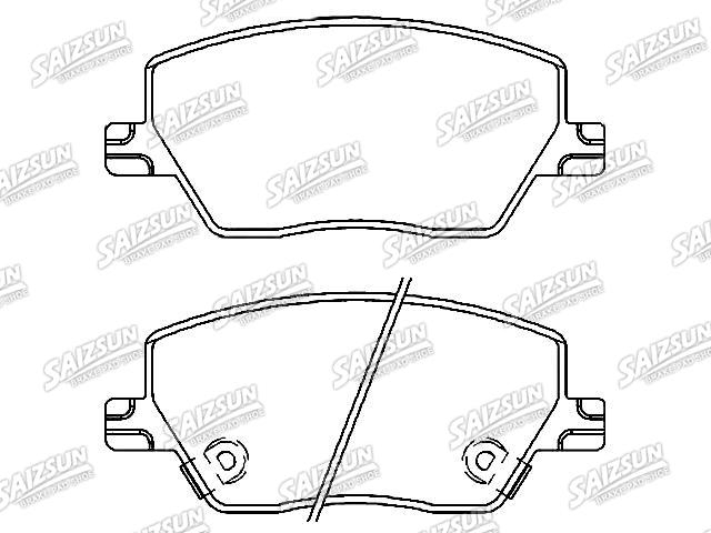тормозная кладка Brake Pad Set:77367910