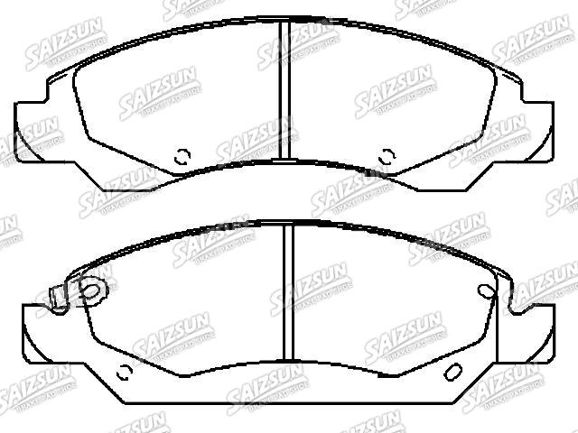 тормозная кладка Brake Pad Set:2274 2382