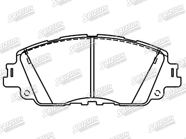 тормозная кладка Brake Pad Set:04465-33480