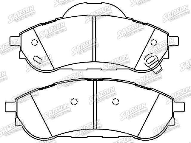 тормозная кладка Brake Pad Set:EB3C-2M007-AA