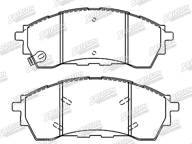 тормозная кладка Brake Pad Set:EB3C-2001-AA