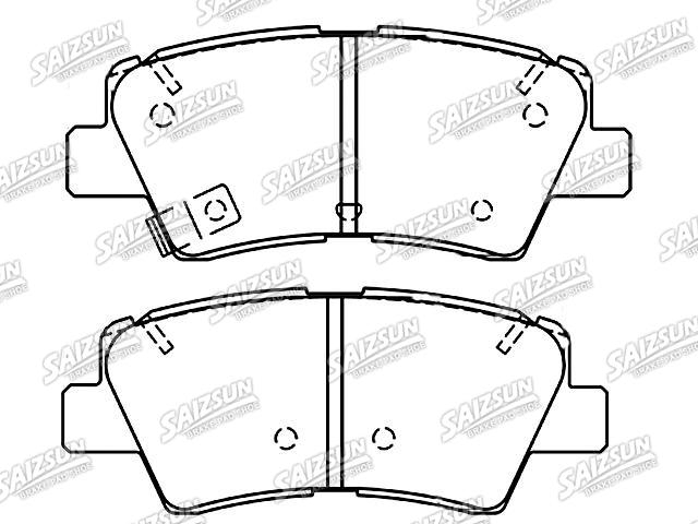 тормозная кладка Brake Pad Set:58302-F6A50