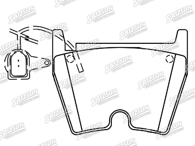 тормозная кладка Brake Pad Set:8V0 698 151 L