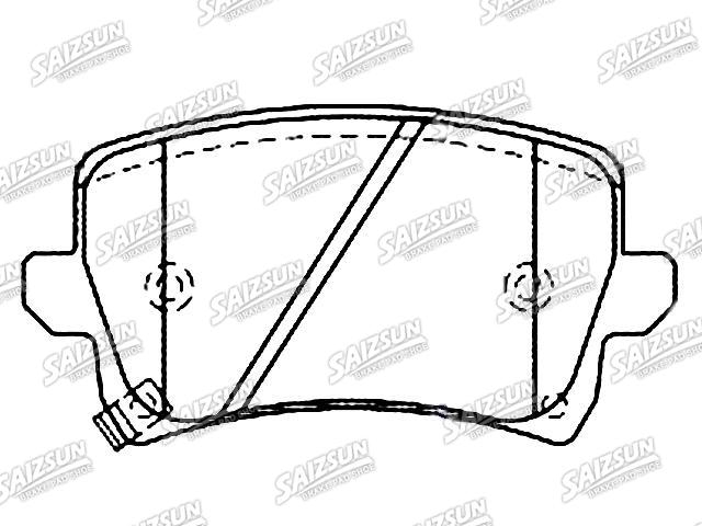 тормозная кладка Brake Pad Set:8835001CAC0000