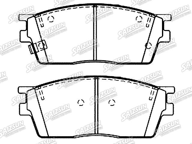 тормозная кладка Brake Pad Set:8835006AAF0000