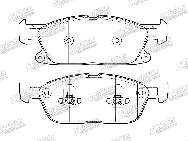 тормозная кладка Brake Pad Set:F2GC2001BC