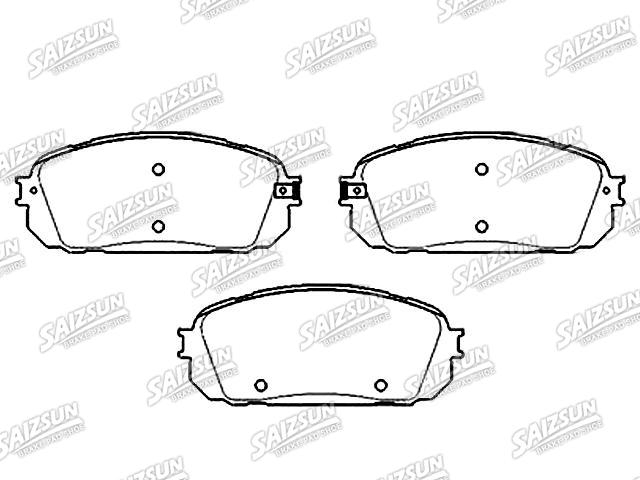 тормозная кладка Brake Pad Set:58101-4DB00