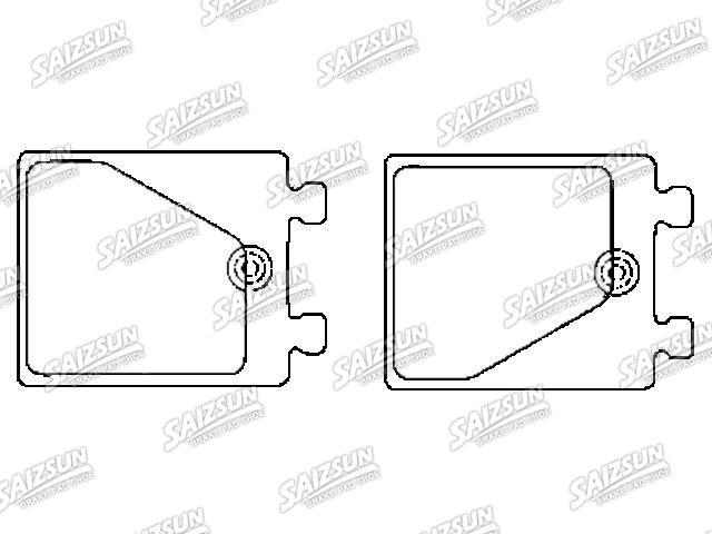 тормозная кладка Brake Pad Set:CD6586