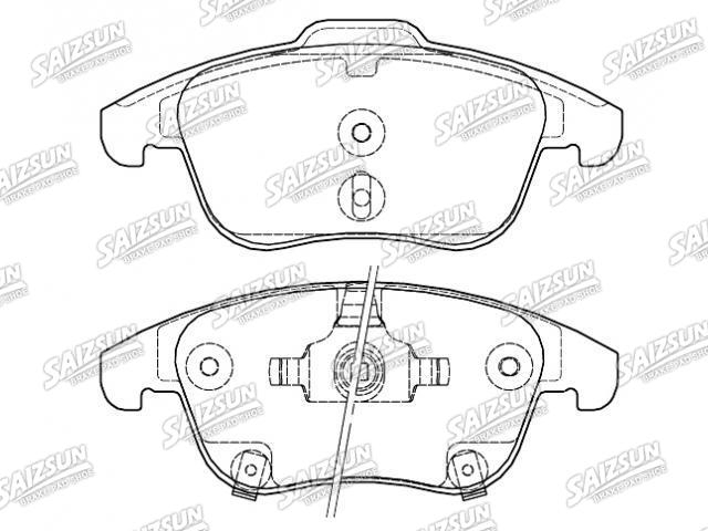 тормозная кладка Brake Pad Set:HA3501500