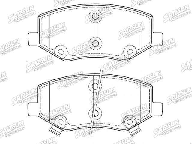 тормозная кладка Brake Pad Set:3500310U2230F01