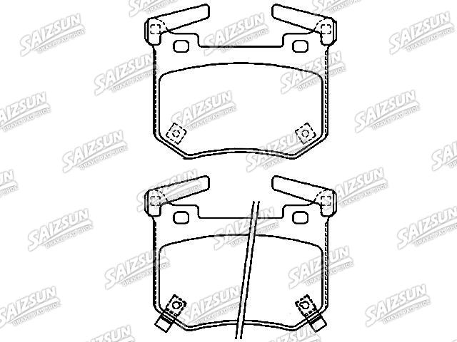 тормозная кладка Brake Pad Set:58302-J5A50