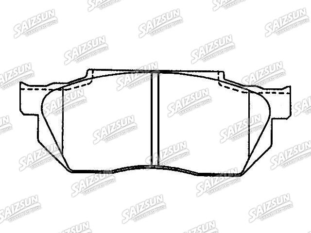тормозная кладка Brake Pad Set:45022-SH3-903