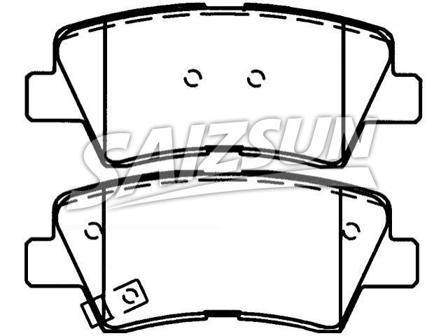 тормозная кладка Brake Pad Set:58302-3LA20