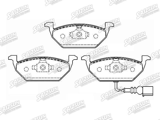 тормозная кладка Brake Pad Set:1J0 698 151 G