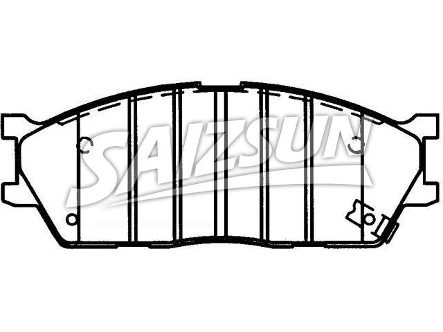 тормозная кладка Brake Pad Set:58115-FDA00