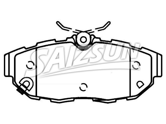 тормозная кладка Brake Pad Set:BR3Z-2200-A