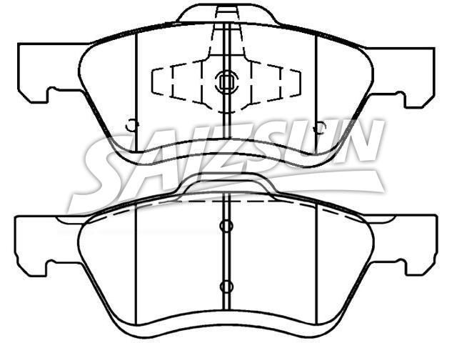 тормозная кладка Brake Pad Set:AM6Z-2001-A