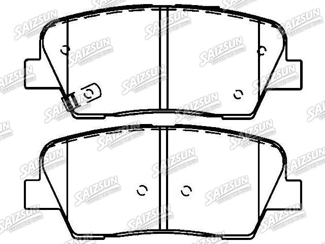 тормозная кладка Brake Pad Set:58302-3NA00