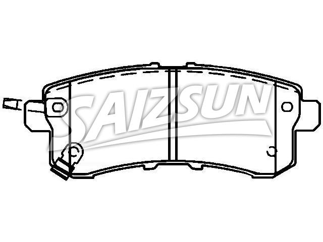тормозная кладка Brake Pad Set:D4060-1LB0A