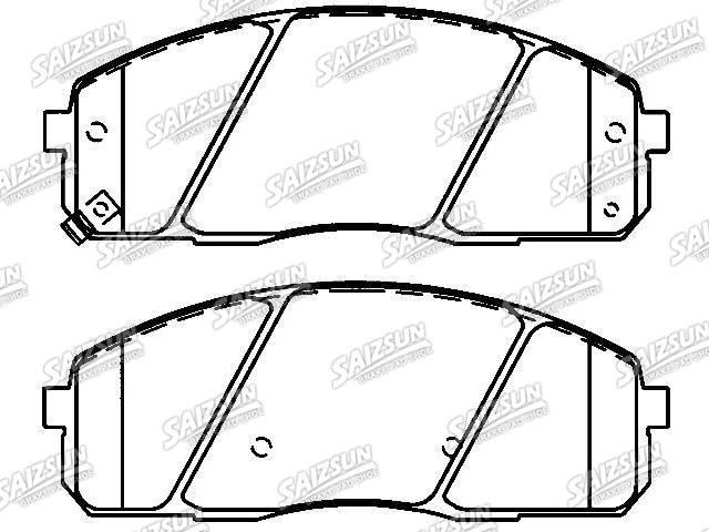 тормозная кладка Brake Pad Set:58101-4FA00