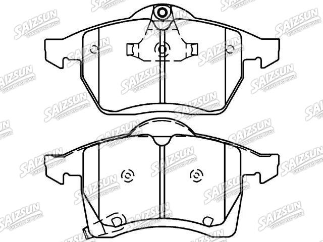 тормозная кладка Brake Pad Set:19144408