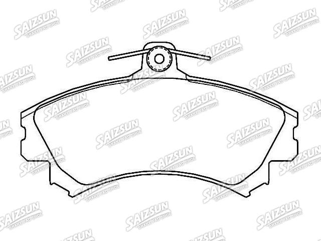тормозная кладка Brake Pad Set:MR977117