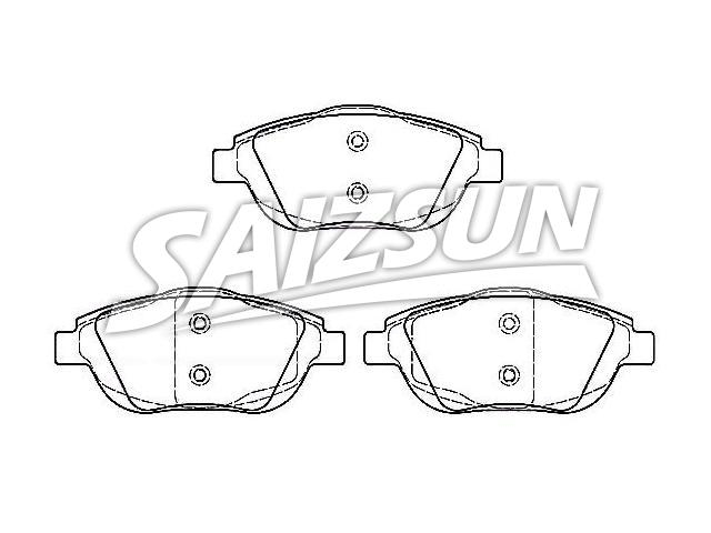 тормозная кладка Brake Pad Set:4254.31