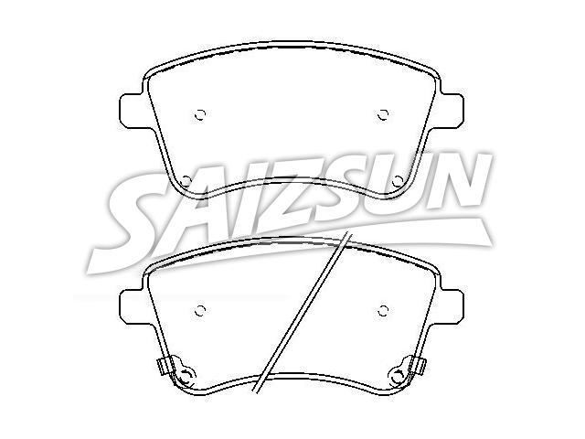 тормозная кладка Brake Pad Set:58101-1PA00
