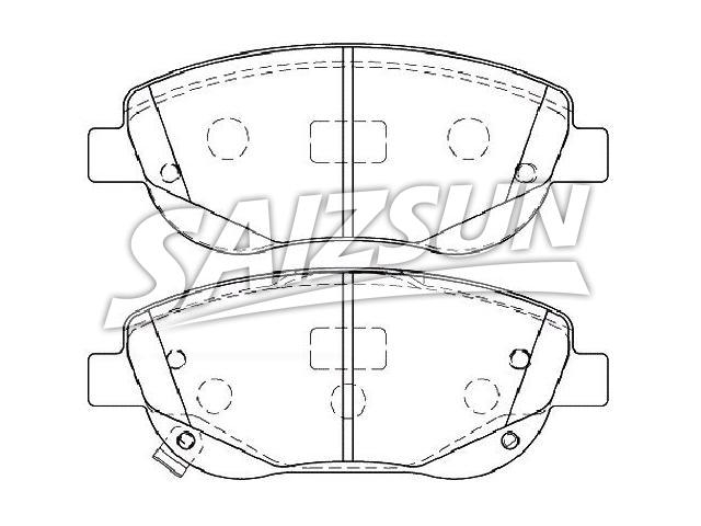 тормозная кладка Brake Pad Set:04465-05260