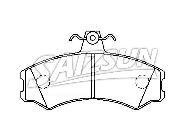 тормозная кладка Brake Pad Set:A850092003