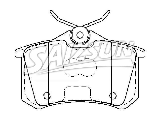 тормозная кладка Brake Pad Set:4254.20