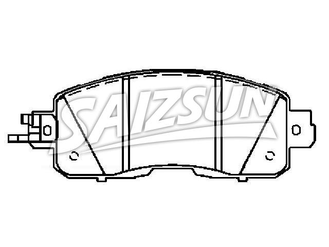 тормозная кладка Brake Pad Set:D1060-3TS0A