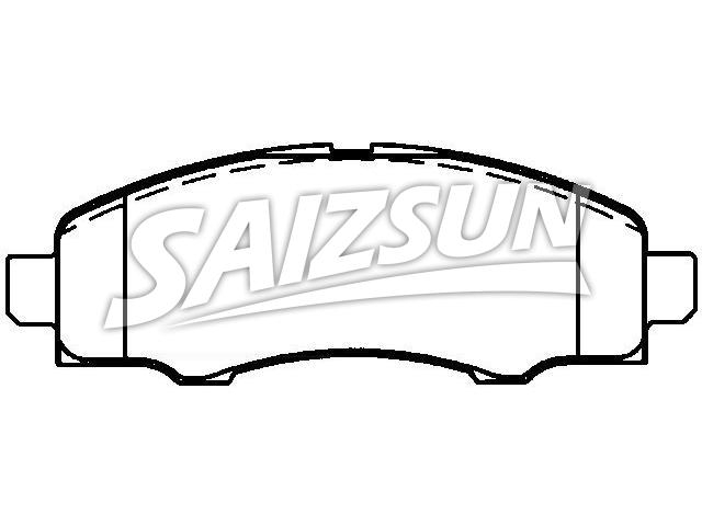 тормозная кладка Brake Pad Set:1468586