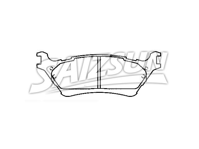 тормозная кладка Brake Pad Set:CL3Z-2200-A
