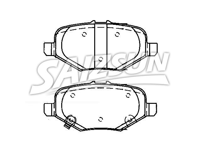 тормозная кладка Brake Pad Set:DG1Z-2200-C