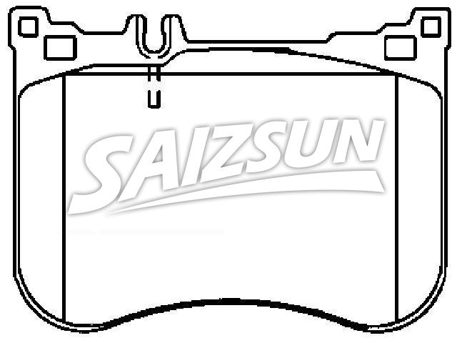 тормозная кладка Brake Pad Set:006 420 50 20