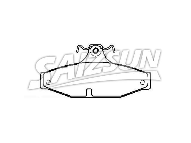 тормозная кладка Brake Pad Set:BR2Z-2200-BA